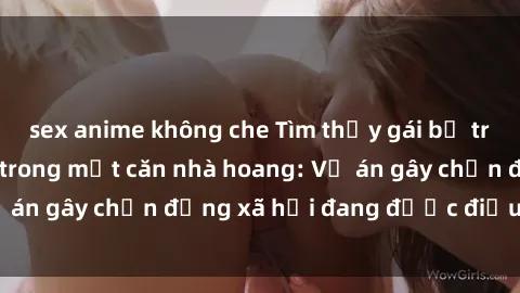 sex anime không che Tìm thấy gái bị trói và bị hiếp dâm trong một căn nhà hoang: Vụ án gây chấn động xã hội đang được điều tra vào.